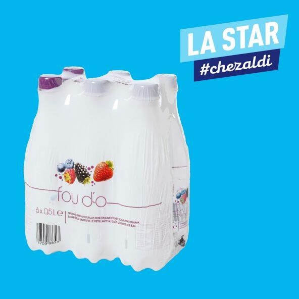 FOU D'O(R) 				Eau pétillante fruits des bois 6x50 cl