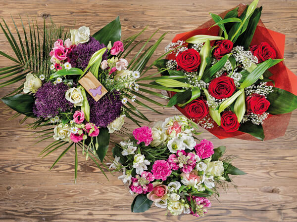 Muttertagsstrauß Exklusiv/Rosen-Lilien-Strauß Premium