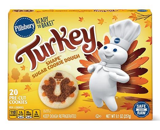 Pillsbury 
 Turkey Cookies