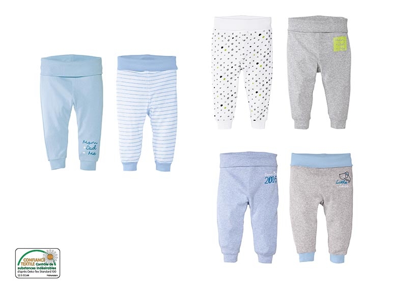 Pantalons molletonnés, lot de