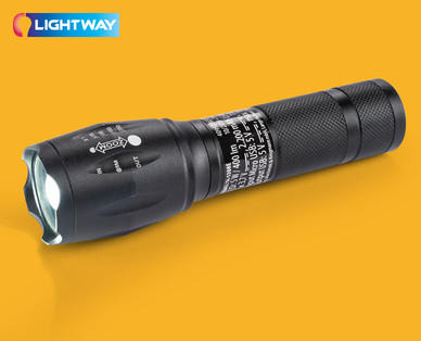 LIGHTWAY Akku-Taschenlampe mit Powerbank-Funktion
