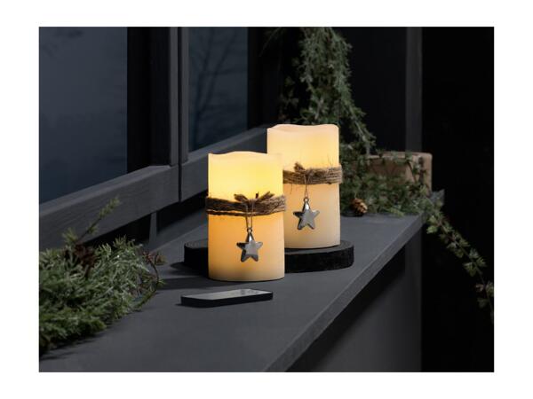 Livarno Home LED Candles with Star - 2 Pack