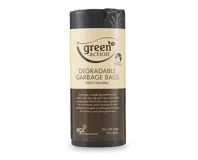 Degradable Garbage Bags 20pk