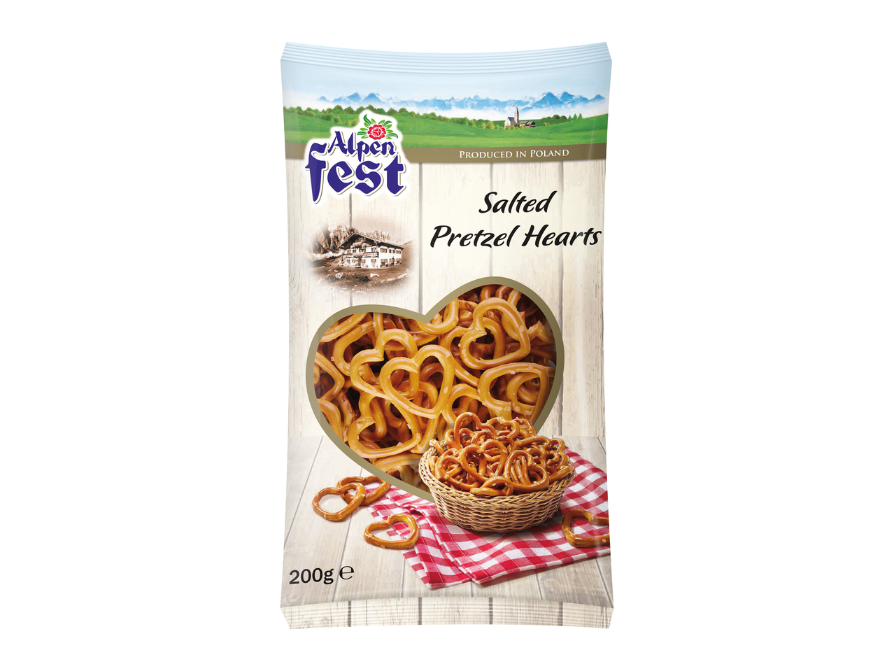 Bretzels en forme de cœur