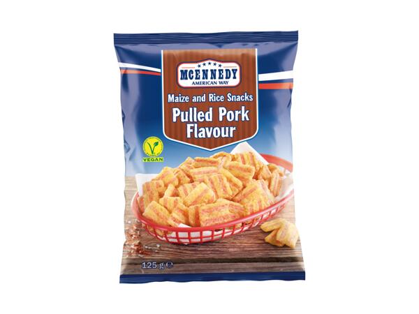 Majssnacks Pulled Pork