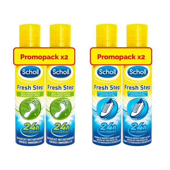 SCHOLL(R) 				Schoenen- of voetenspray, 2 st.