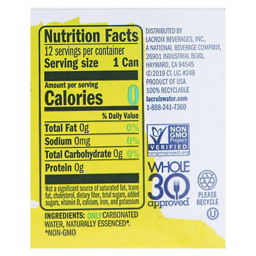Mango Flavored Sparkling Water - 12 Pack, 12 fl oz Cans