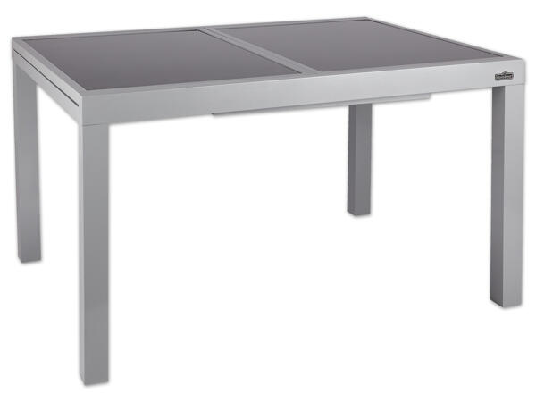 Ausziehbarer Aluminium-Gartentisch