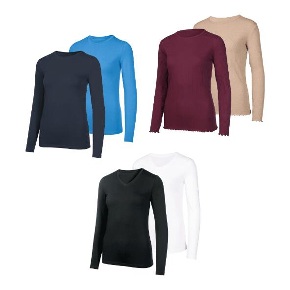 UP2Fashion(R) 				Shirt mit langen Ärmeln, 2 St.