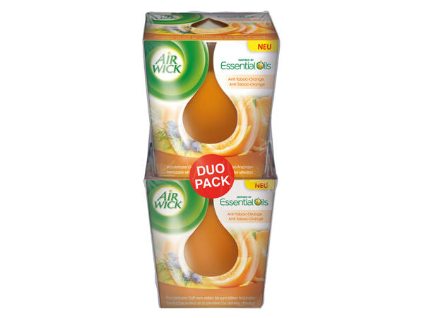 AIRWICK Wohlfühl-Duftkerzen im Duo-Pack