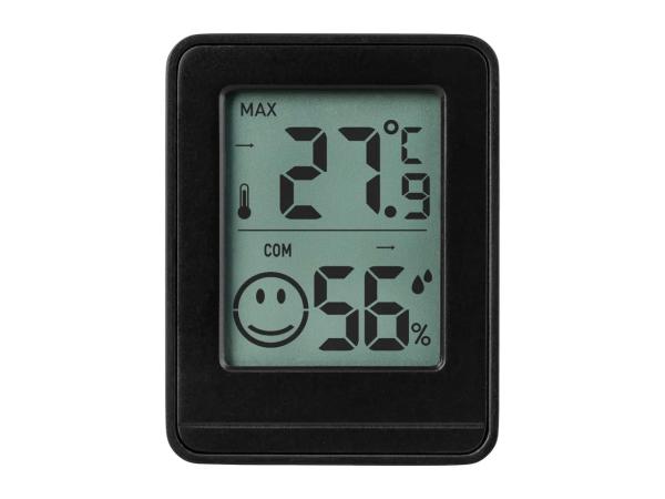 Black Thermometer & Hygrometer - 3 Pack