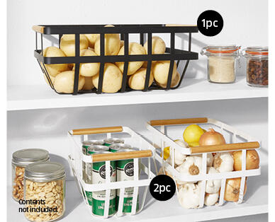 Flat Wire Storage Baskets