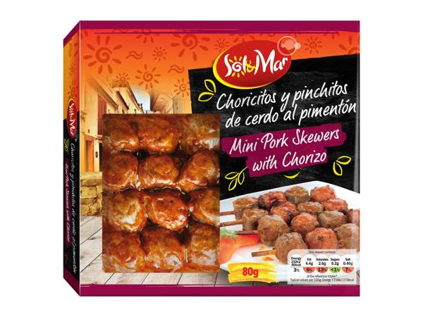 Sol & Mar Mini Pork Skewers