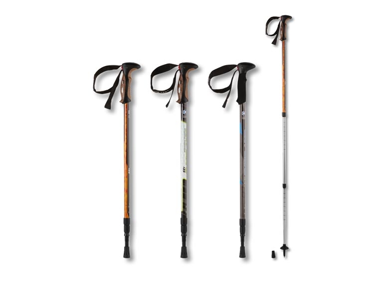 Bâtons de randonnée en aluminium, lot de 2