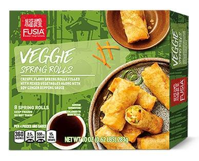 Fusia Asian Inspiration 
 Shrimp or Veggie Spring Rolls