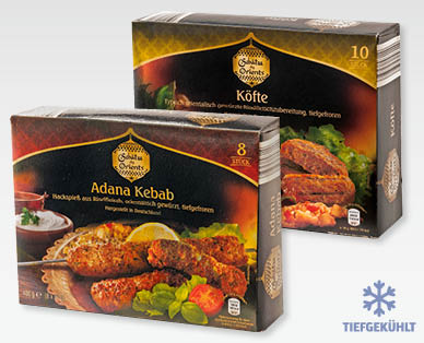 SCHÄTZE DES ORIENTS Adana Kebab/Köfte