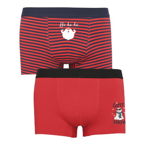 UP2Fashion(R) 				Boxers de Noël, 2 pcs