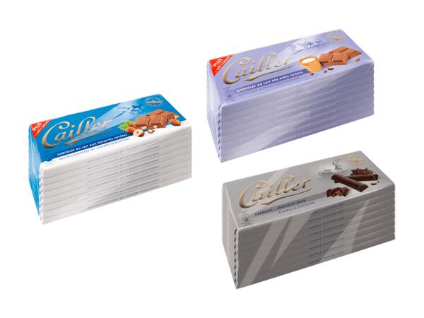Tablettes de chocolat Cailler