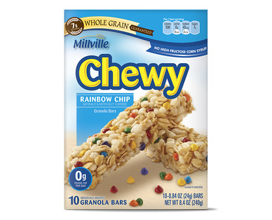 Millville Chewy Rainbow Chip Granola Bars