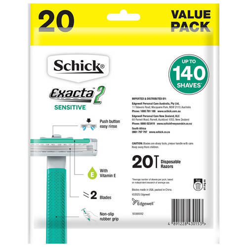 Exacta 2 Disposable Razors 20pk