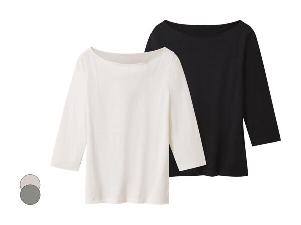 Tee-shirts à manches longues, set de 2