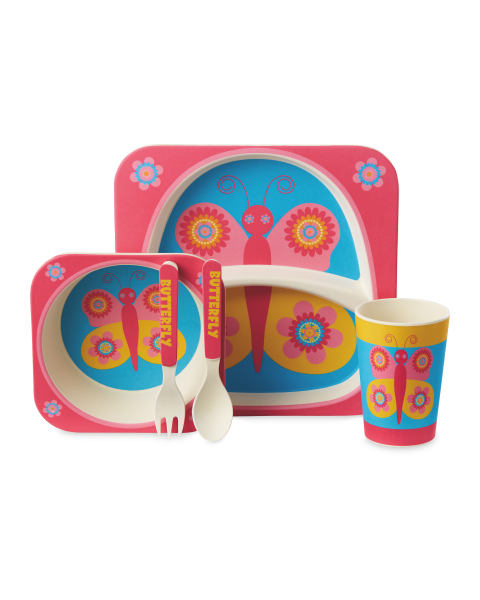 Butterfly Bamboo Dinner Set