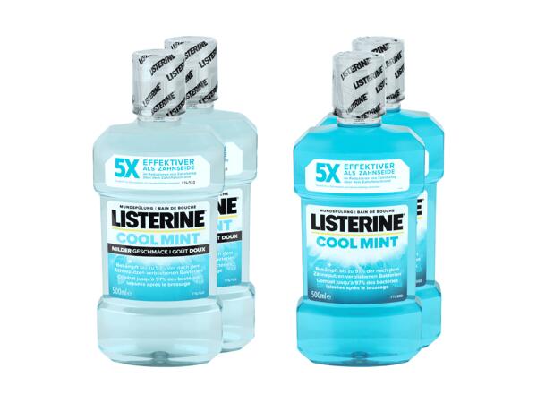 Bain de bouche Listerine, pack de 2