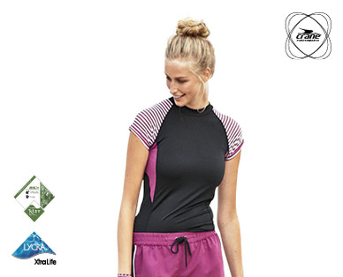 LADIES SHORT SLEEVE RASHVEST