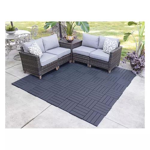 9 Pack Patio Decking Tiles
