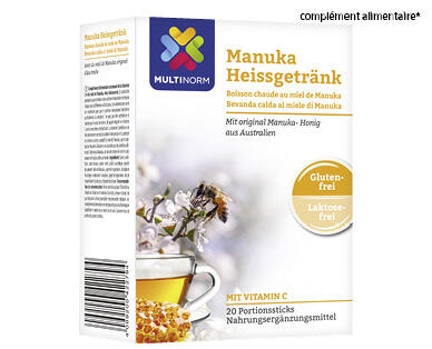MULTINORM
BOISSON CHAUDE AU MIEL DE MANUKA