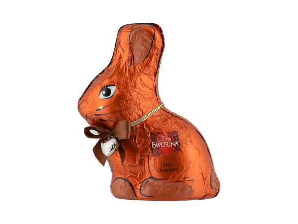 Favorina Chocolate Bunny with Bow