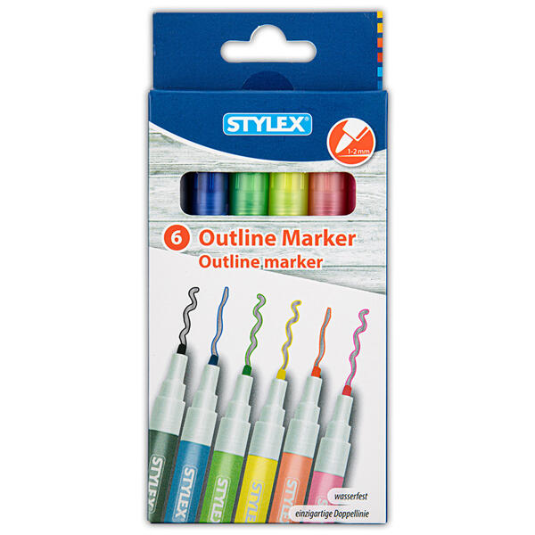 Outline Marker 6er