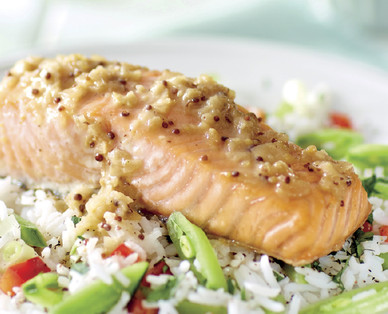 Specially Selected Lightly Smoked Scottish Salmon Fillets with Honey and Mustard Sauce