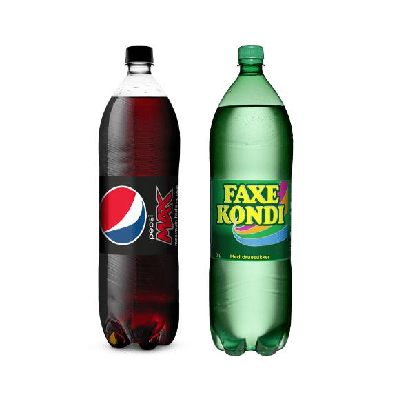 Faxe Kondi eller Pepsi Max