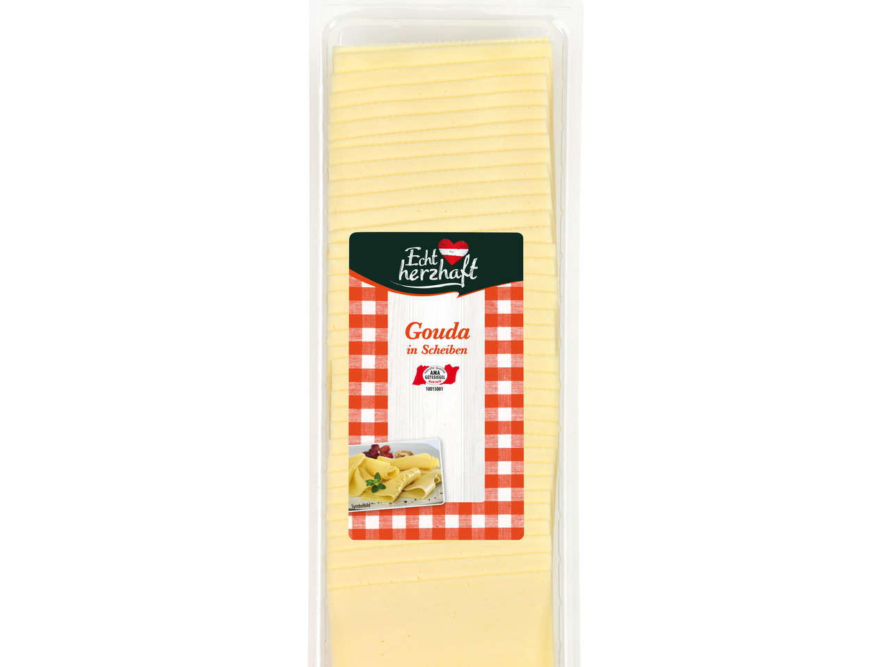 ECHT HERZHAFT Gouda in Scheiben