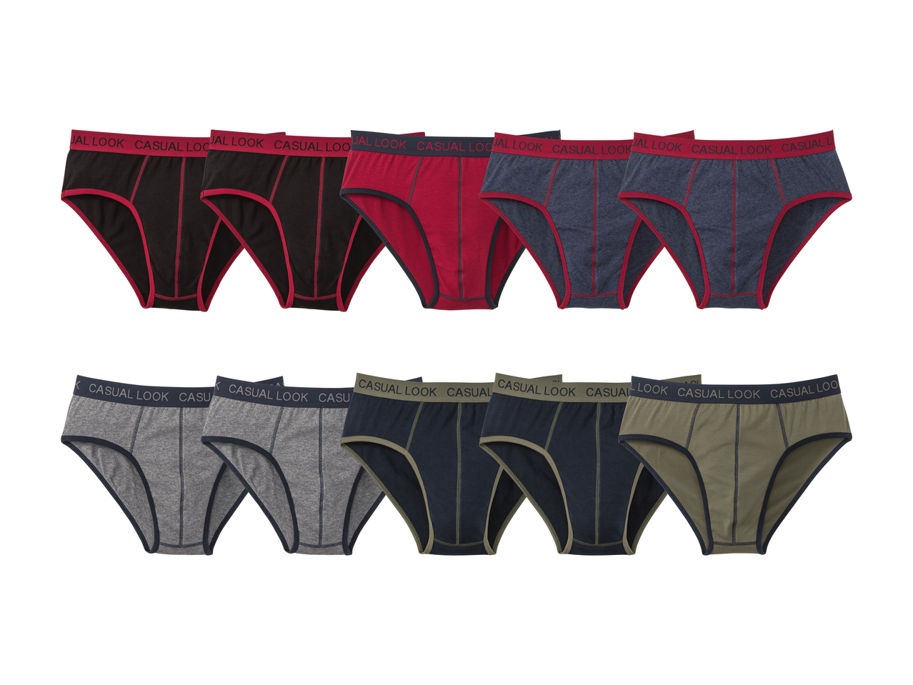 Slips pour homme, lot de 51
