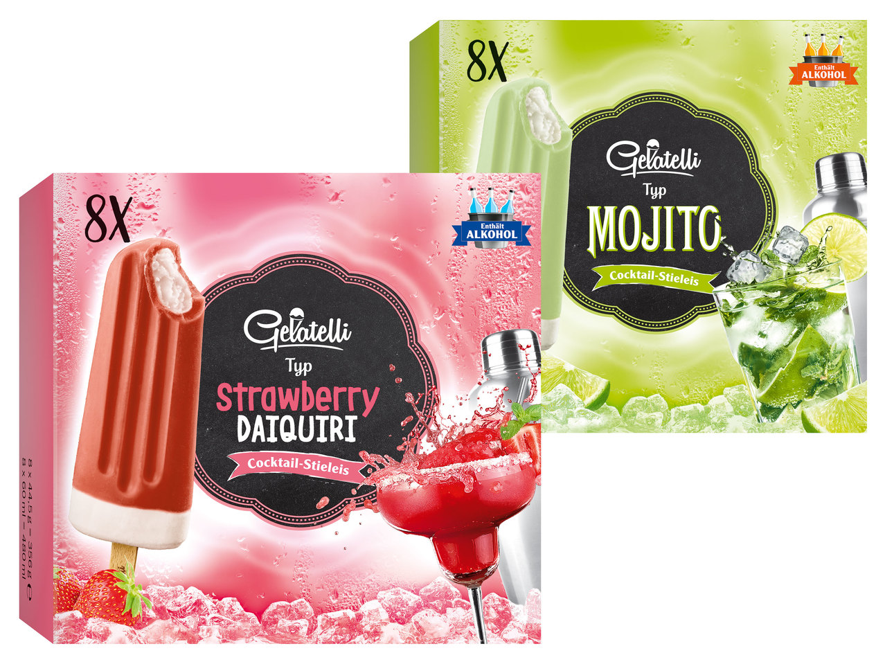 GELATELLI Cocktail-Stieleis