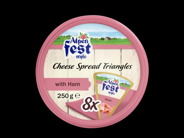 Cheese Spread Triangles