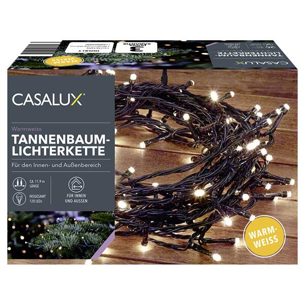 CASALUX LED-Tannenbaumlichterkette