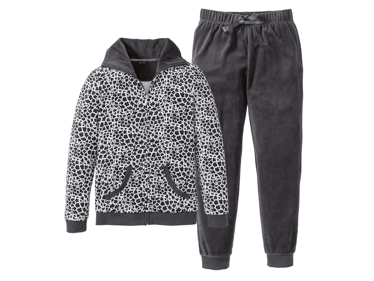 ESMARA(R) Fritidsdragt i velour