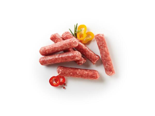 Beef Sausages with Speck