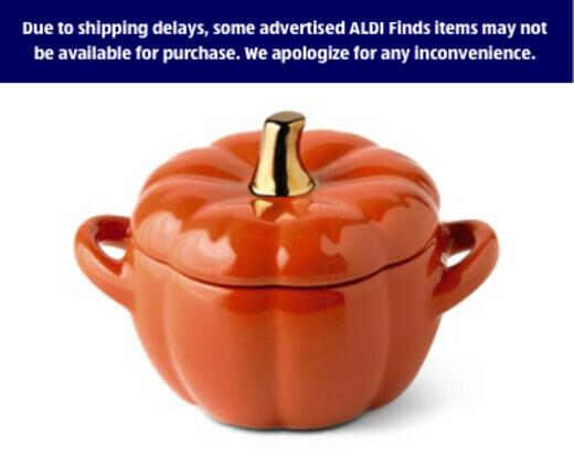 Crofton 
 2-Pack Mini or 1-Pack Small Pumpkin Casserole Dish