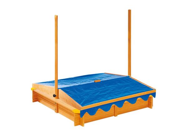 Playtive Sandpit With Sun Shade & Ice Cream Parlour