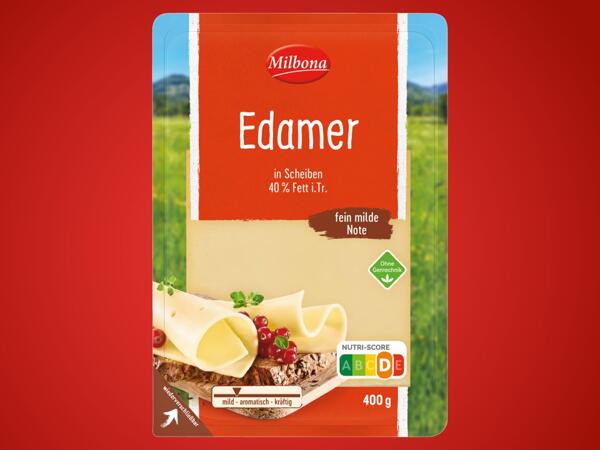 Edamer in Scheiben