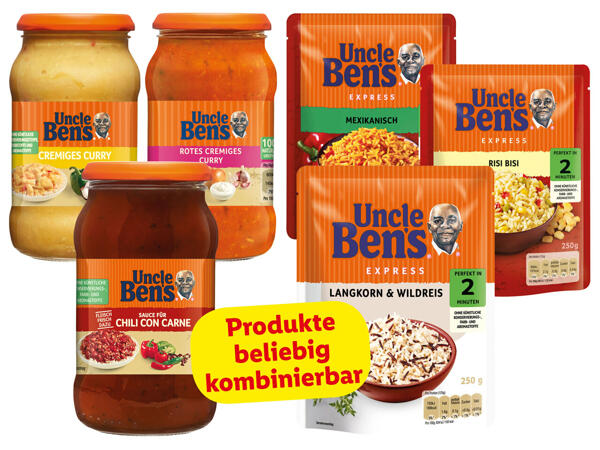 Uncle Ben‘s Saucen oder Express