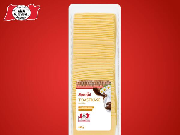 Toastkäse in Scheiben