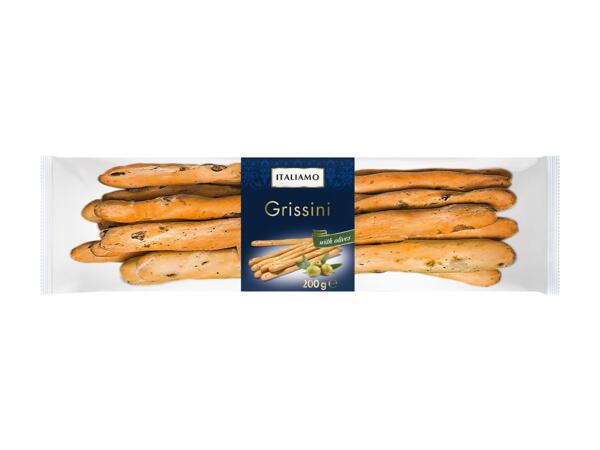 Gressins aux olives