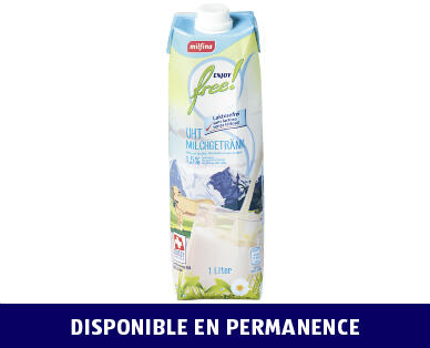 ENJOY FREE!/MILFINA 
 LAIT UHT SANS LACTOSE, 1,5 % DE MATIÈRES GRASSES