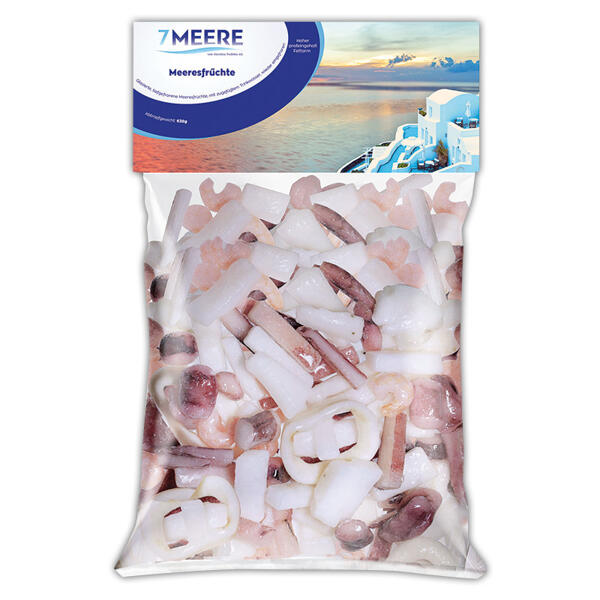 Meeresfrüchte, Kalmar oder Tintenfischringe