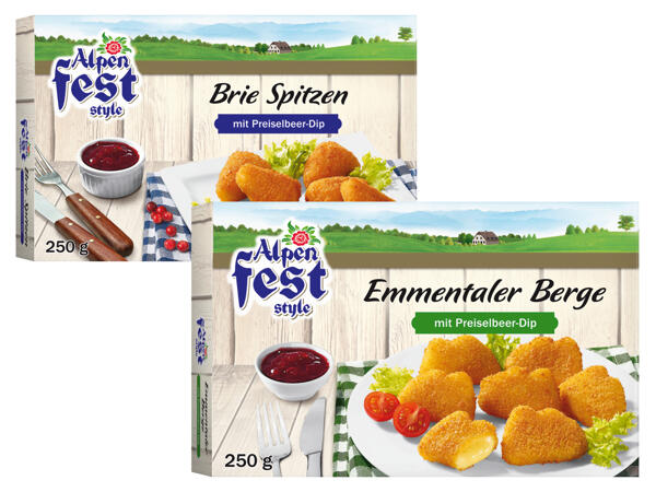 Brie Spitzen/Emmentaler Berge